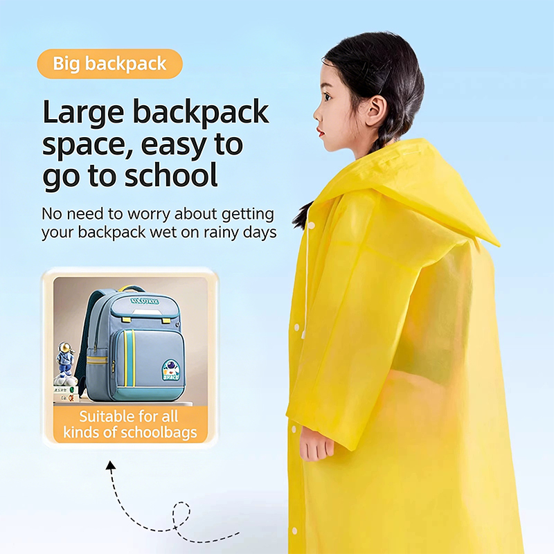 Disposable Raincoat for Kids E - Camping Rain Poncho recension och pris
