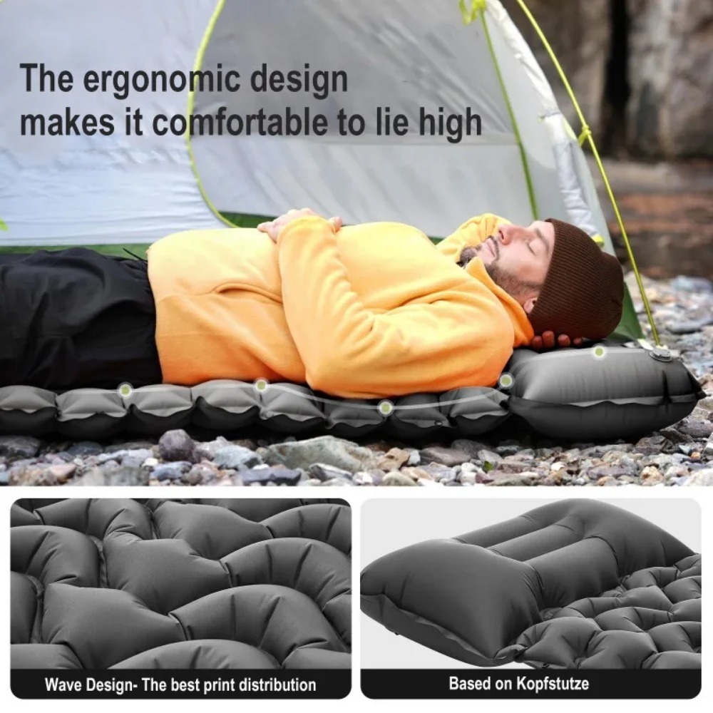 Camping Sleeping Mat Inflatabl - Outdoor Camping Rugs recension och pris