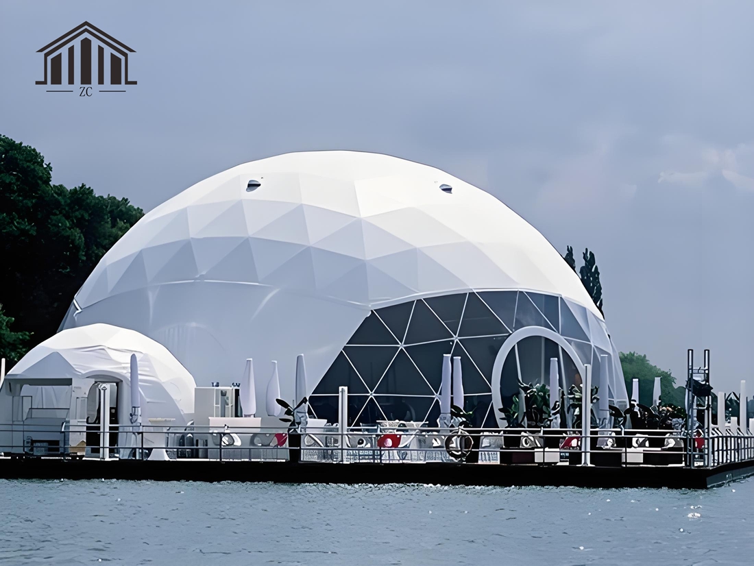 Large Capacity Spherical Gazeb - Outdoor Camping Exhibition recension och pris