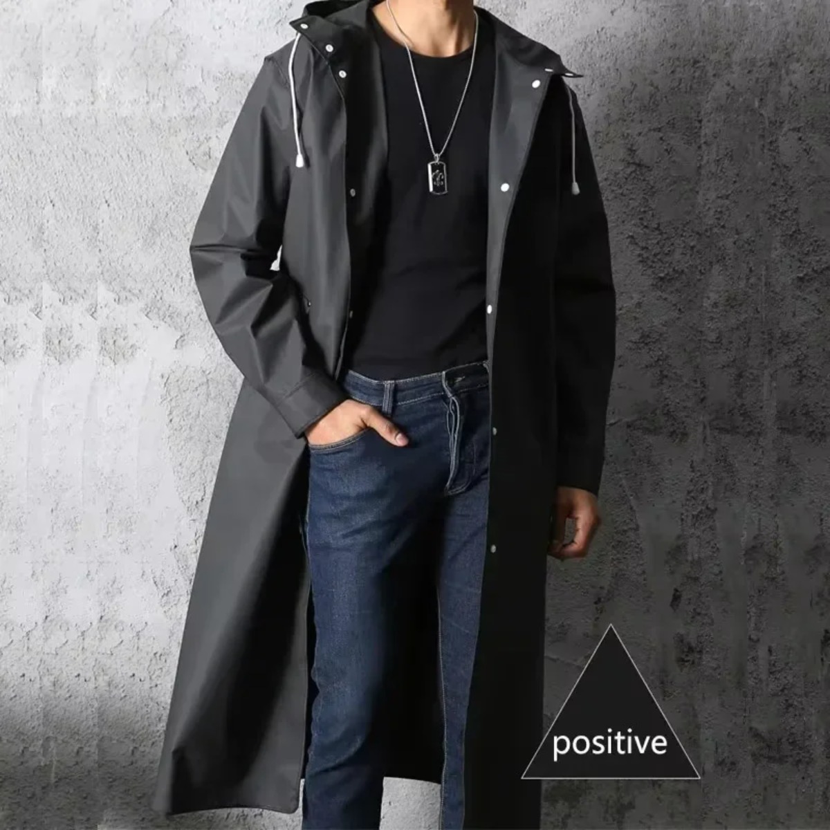 Fashionable Waterproof Hooded  - Camping Rain Poncho recension och pris