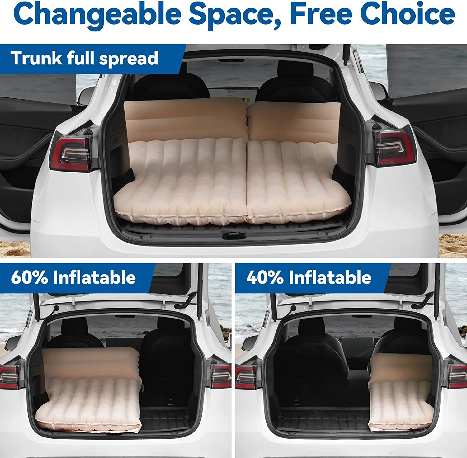 Car Inflatable Bed For Tesla M - Bed Outdoor Camping recension och pris