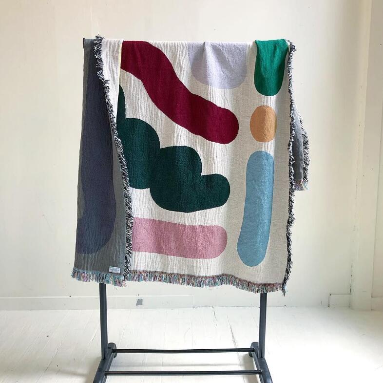 Colored Lines Cotton Travel Ca - Outdoor Camping Rugs recension och pris