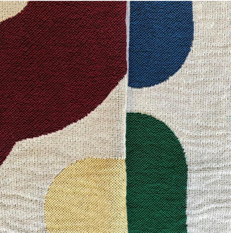 Colored Lines Cotton Travel Ca - Outdoor Camping Rugs recension och pris