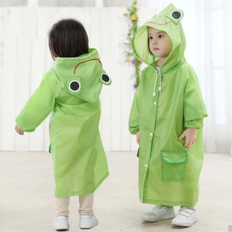 Kids Raincoat Cartoon Animal S - Camping Rain Poncho recension och pris