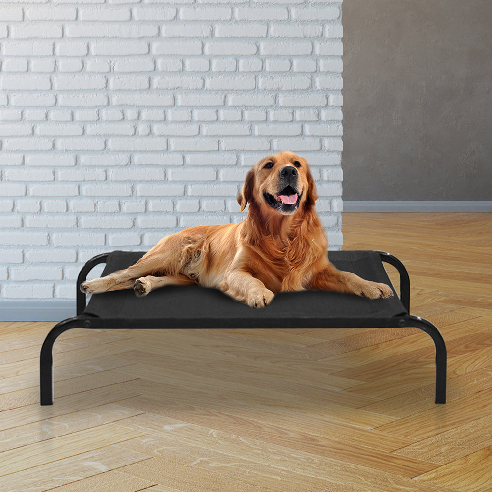 Dog Cot Breathable Mesh Pet Be - Outdoor Camping Dog Bed recension och pris