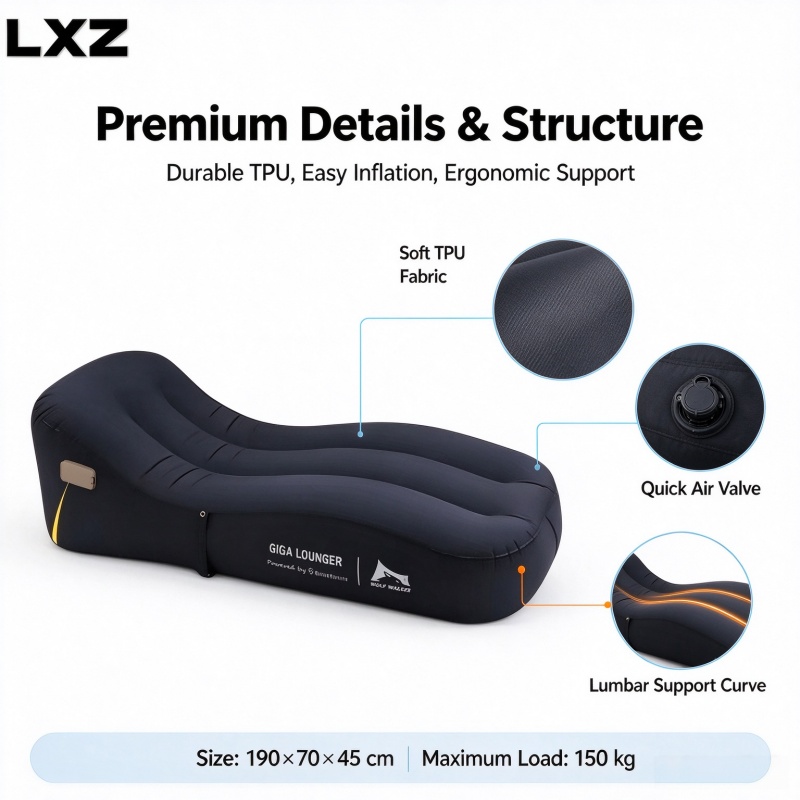 TPU Automatic Inflatable Chair - Bed Outdoor Camping recension och pris