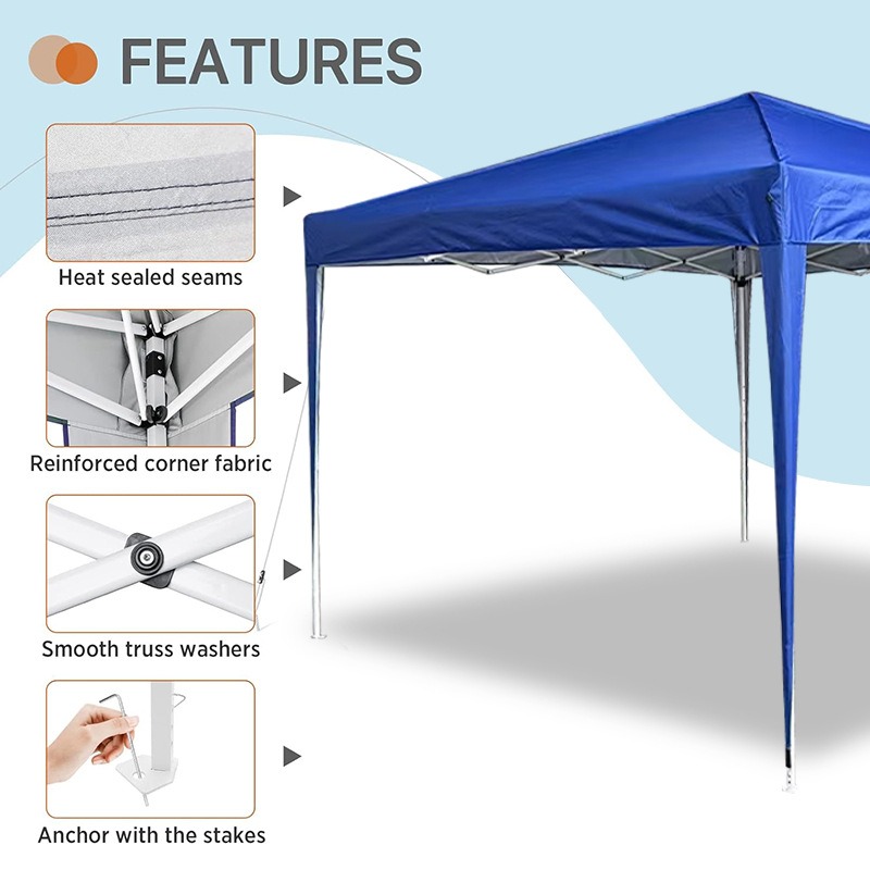 3x3m Four-sided Folding Pop Up - Outdoor Camping Exhibition recension och pris